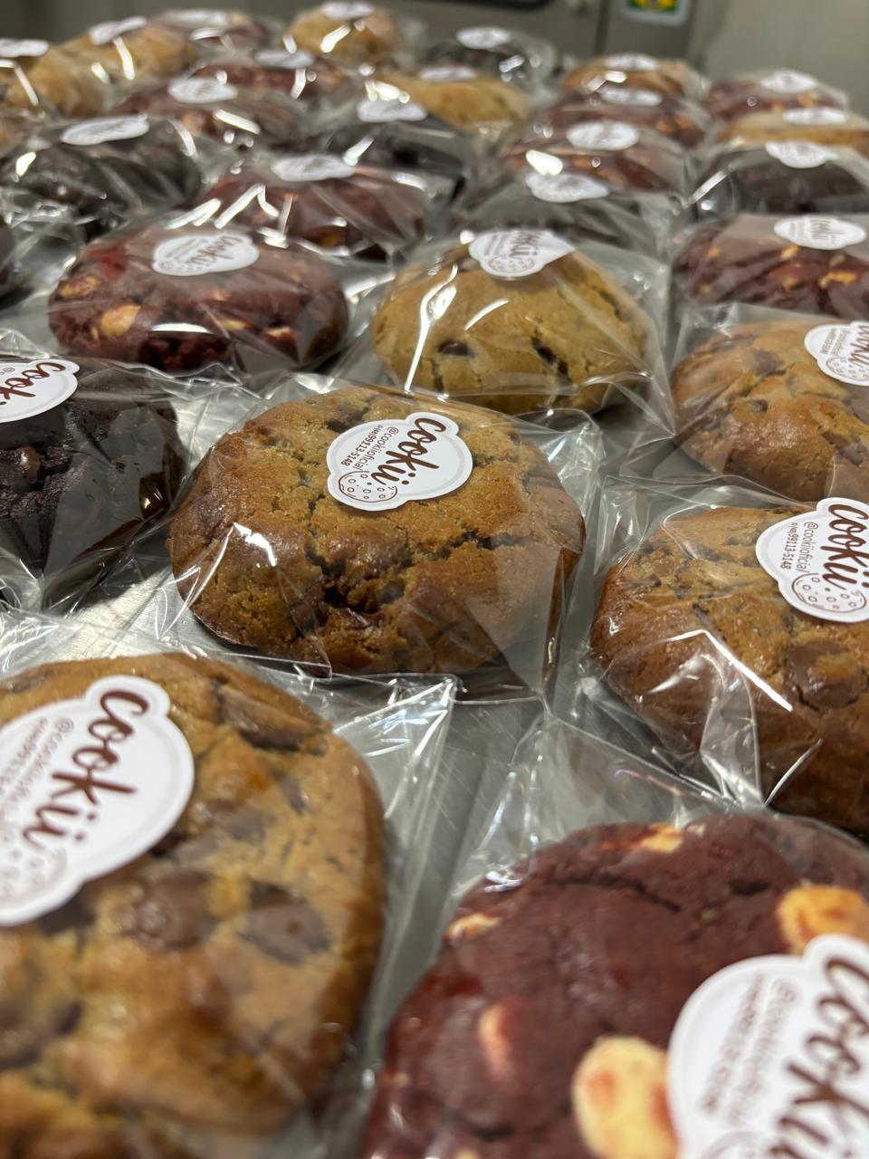 Mix de cookies premium embalados